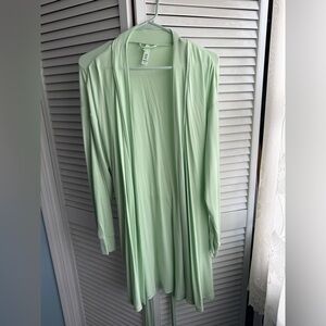 Skims Honeydew Soft Lounge Robe